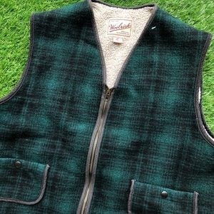 Vintage woolrich Sherpa vest